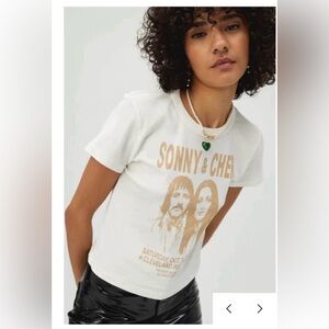Daydreamer Sonny & Cher cropped top